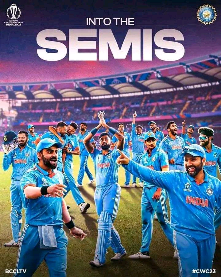 India Qualified for semis CWC 2023 Semi final Prediction 