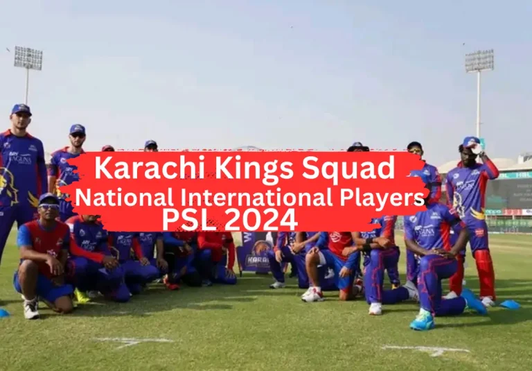 Karachi Kings Squad 2024-PSL9