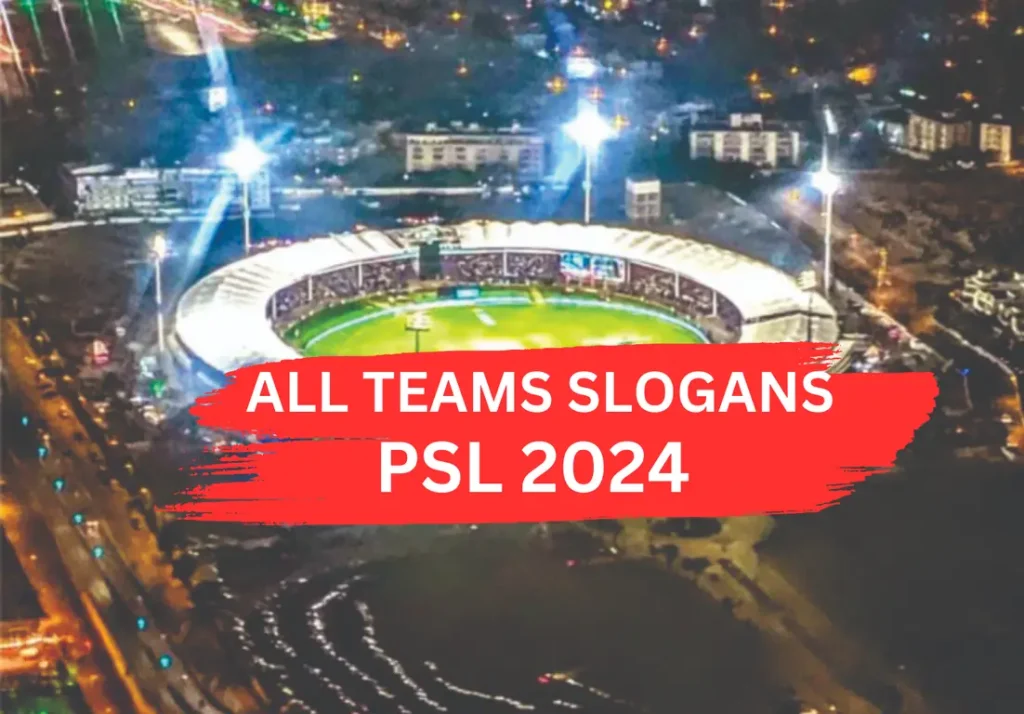 All Teams Slogans in PSL 9