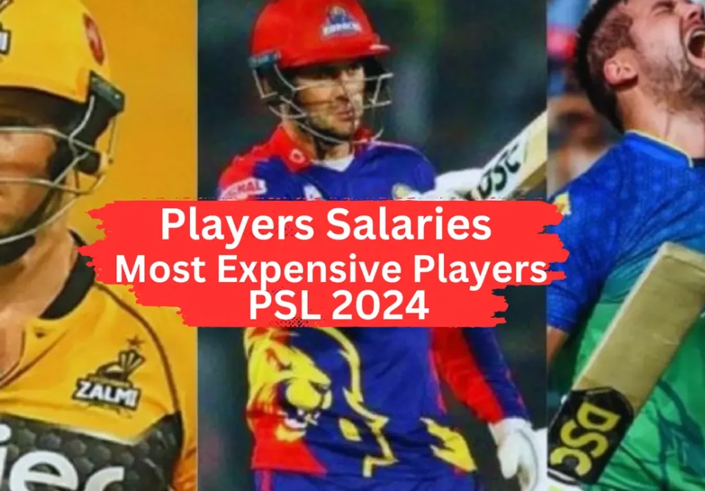  MOST EXPENSIVE PLAYERS IN PSL9 PLAYERS SALARIES 