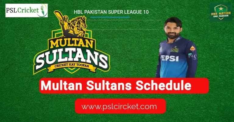 Multan-Sultans-Schedule-2025