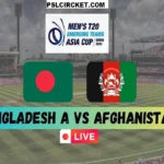 Afg vs Ban Emerging Asia Cup 2025