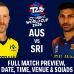 AUS vs SRI ICC Men’s T20 World Cup 2026