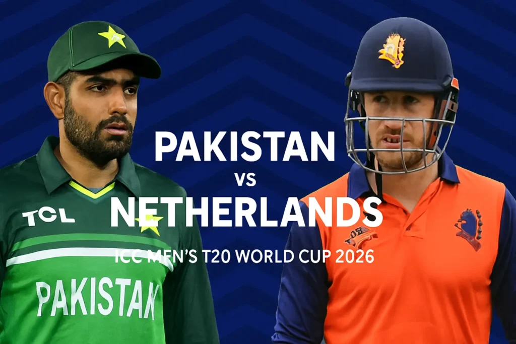 Pak vs Netherlands T20 World Cup 2026