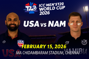 USA vs NAM ICC Men’s T20 World Cup 2026