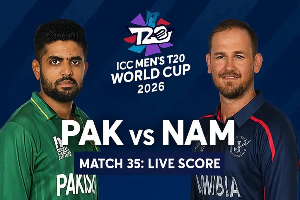 Pak vs Nam T20 World Cup 2026