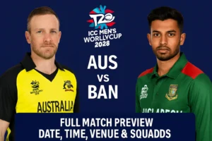 AUS vs BAN ICC Men’s T20 World Cup 2026