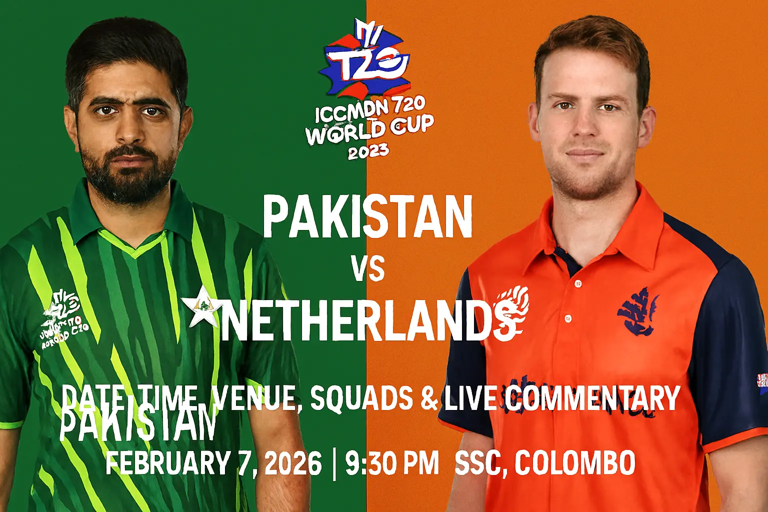 Pak vs Netherlands T20 World Cup 2026