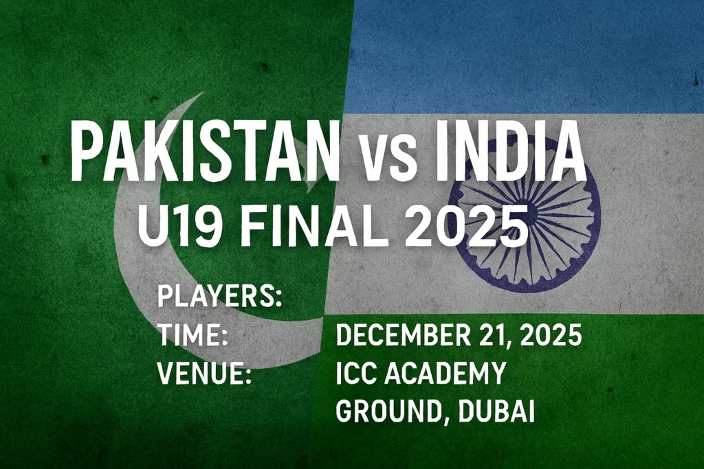 pak vs ind u19 final 2025