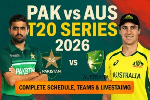 Pak vs Aus T20 Series 2026