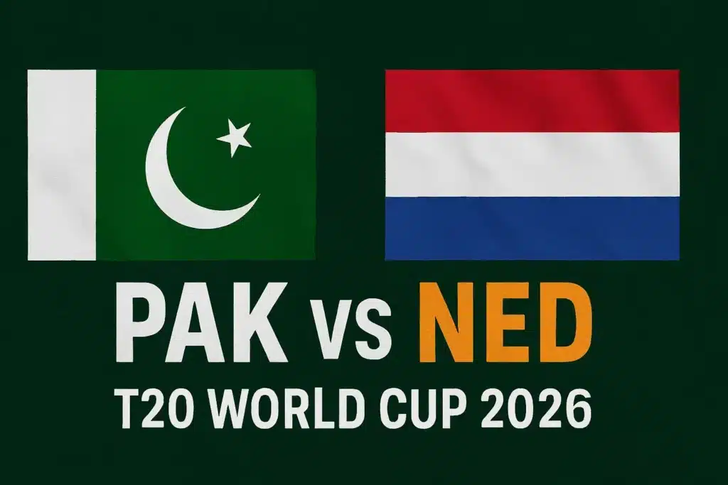 Pak vs Ned T20 World Cup 2026