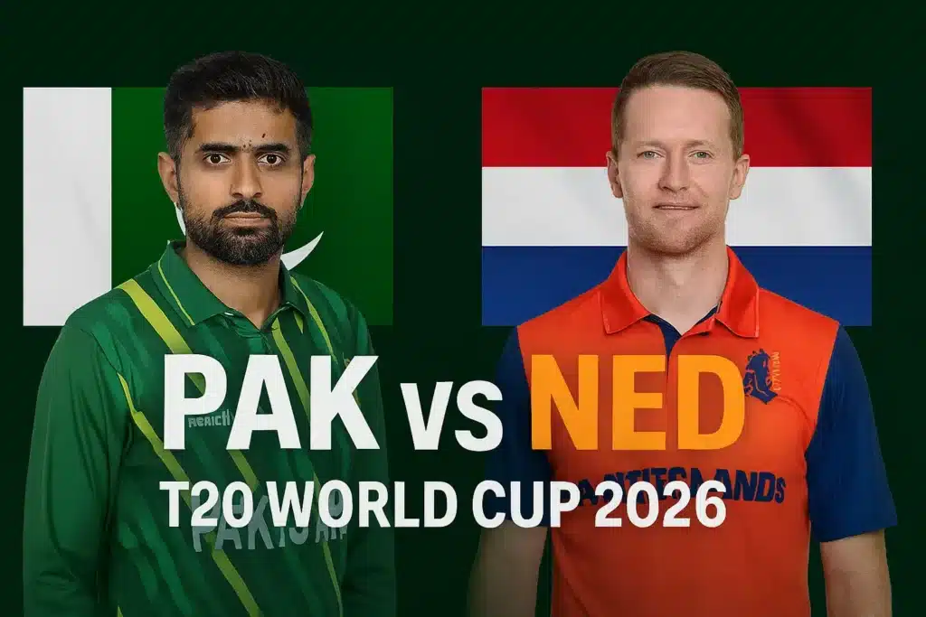 Pak vs Ned T20 World Cup 2026