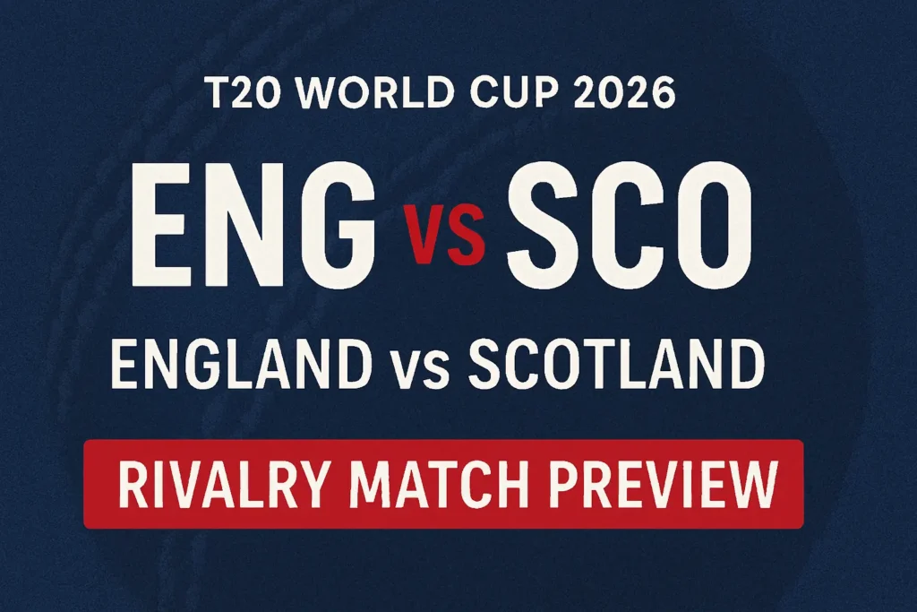 ENG vs SCO T20 World Cup 2026