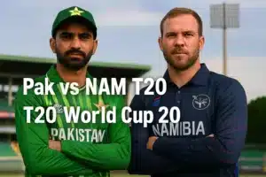 Pak vs NAM T20 World Cup 2026