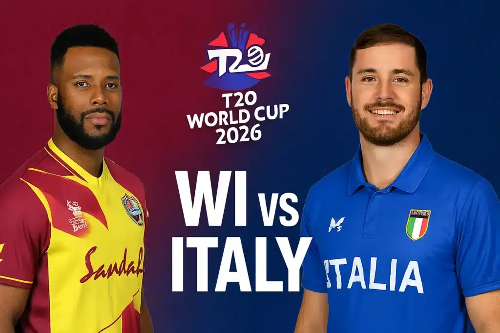WI vs Italy T20 World Cup 2026