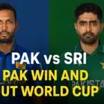 PAK vs SRI T20 World Cup 2026
