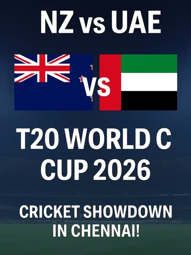 NZ vs UAE T20 World Cup 2026 | ICC Words Cup 2026