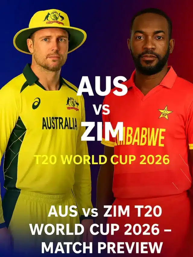 AUS vs ZIM T20 World Cup 2026 | Match Result ,Players, Teams