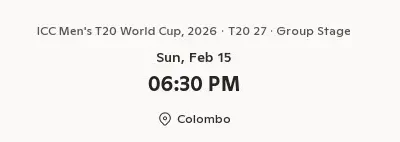 Pak vs Ind T20 World Cup 2026