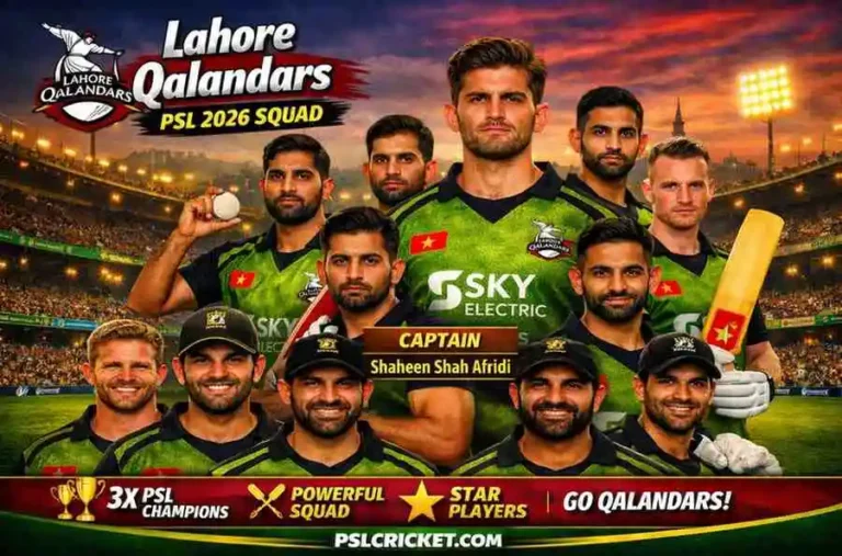 PSL Teams Lahore Qalandars