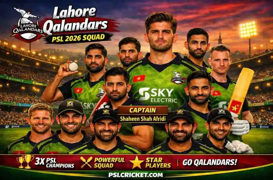 PSL Teams Lahore Qalandars