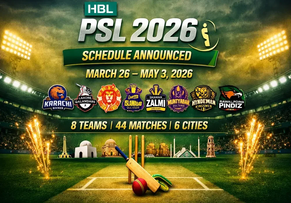 PSL 2026 Schedule