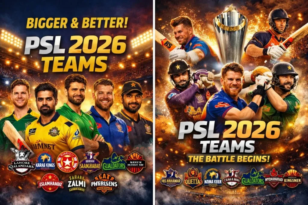 PSL 2026 Teams