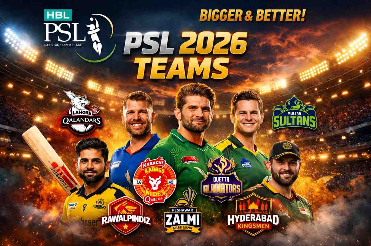 PSL 2026 Teams