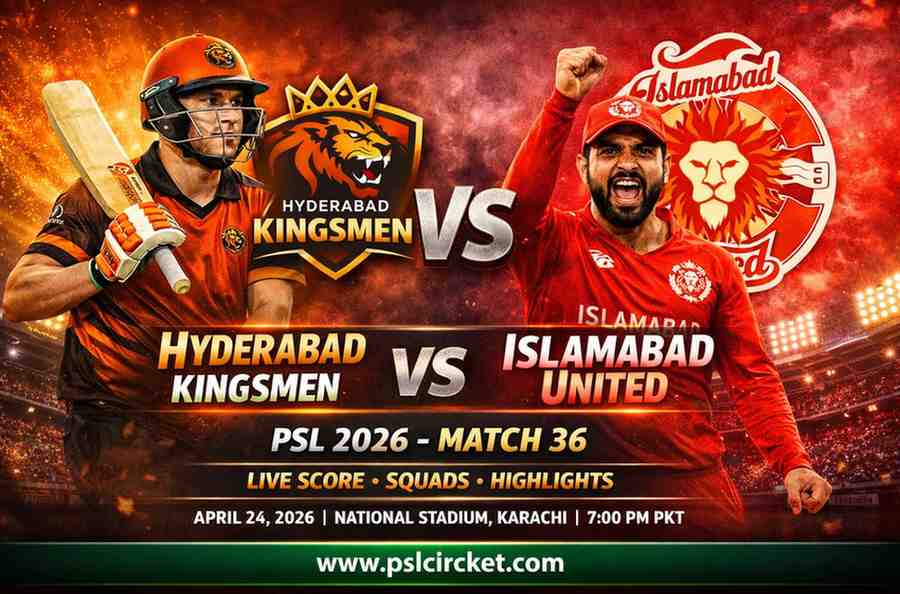Hyderabad Kingsmen vs Islamabad United