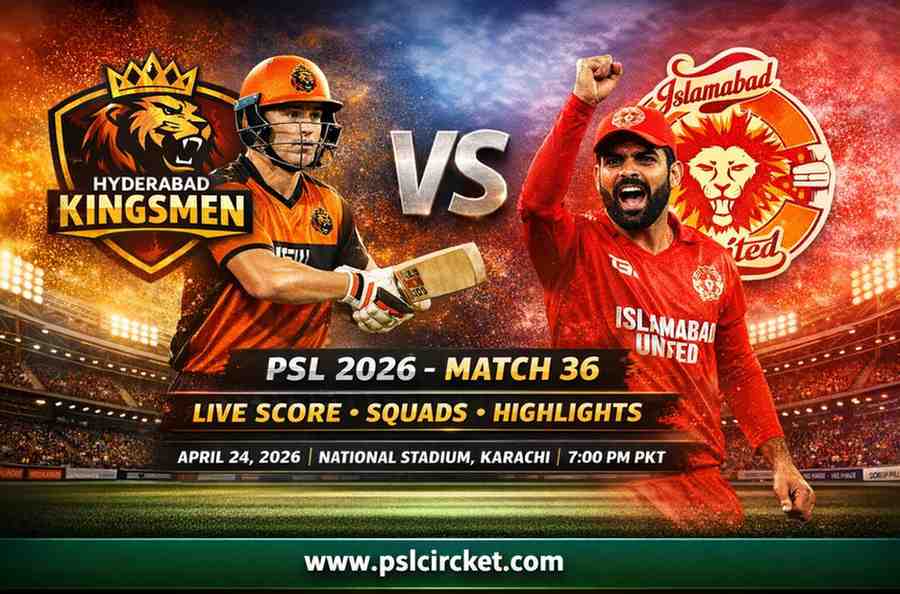 Hyderabad Kingsmen vs Islamabad United
