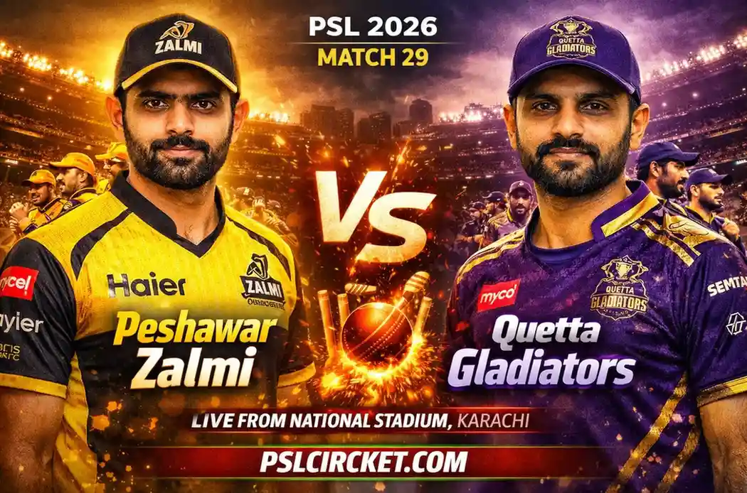 Peshawar Zalmi vs Quetta Gladiator