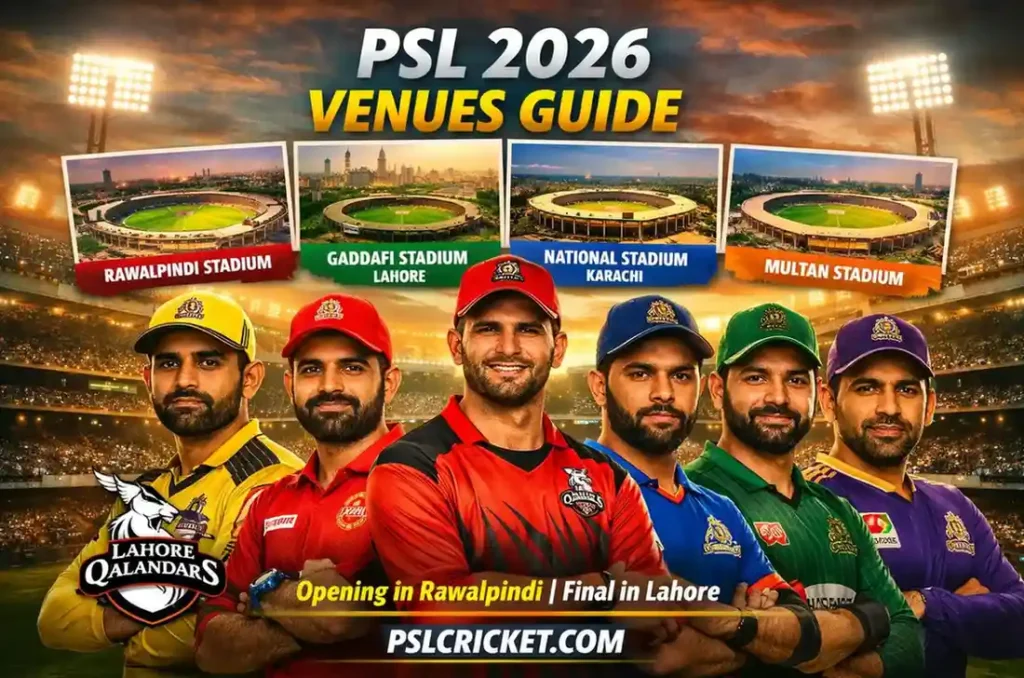 PSL 2026 Venue: Complete Official Guide to HBL PSL 11 Stadiums