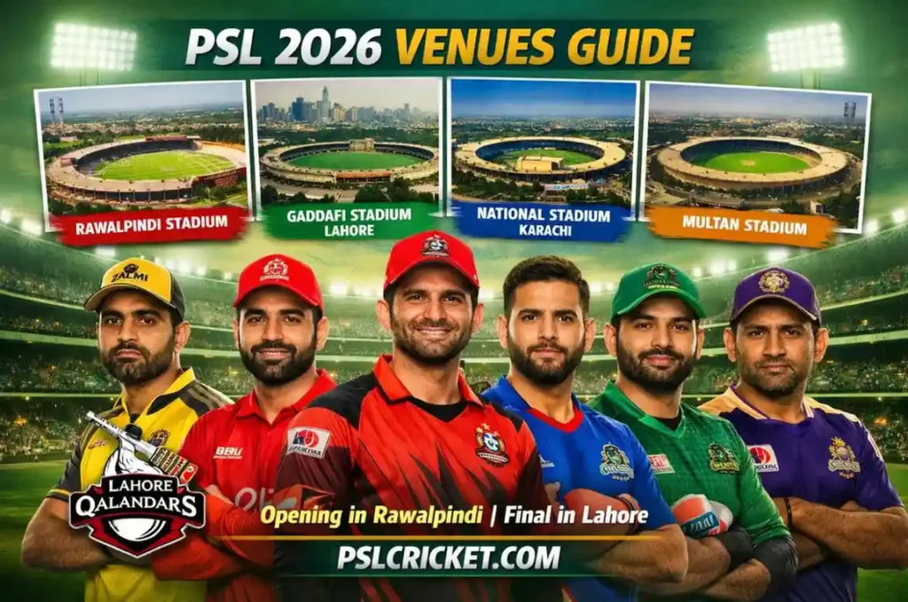 PSL 2026 Venue
