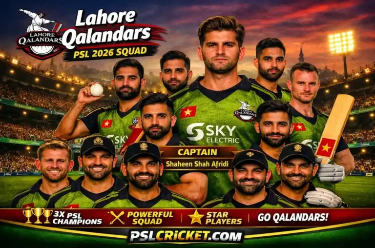 PSL Team Lahore Qalandars