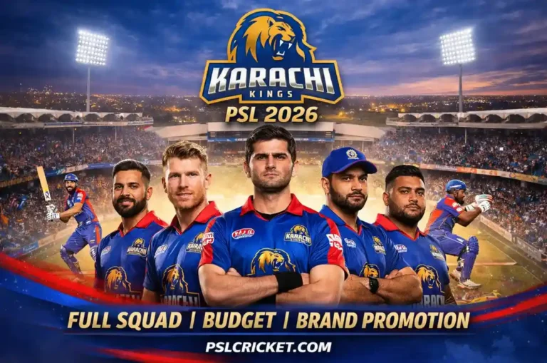 psl team Karachi kings