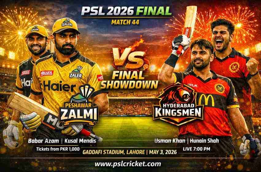 Peshawar Zalmi vs Hyderabad Kingsmen