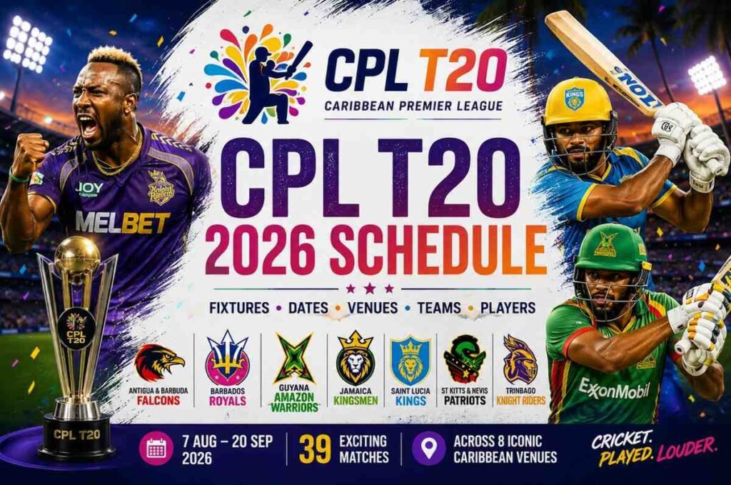 CPL T20 2026 Schedule