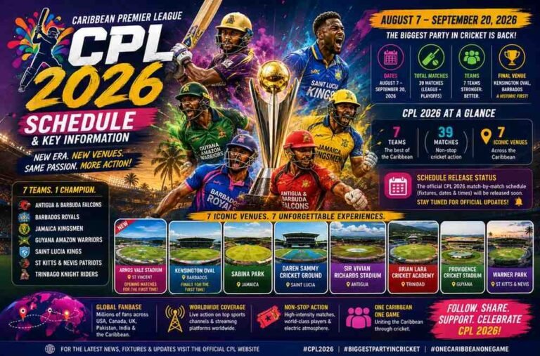 CPL 2026 Schedule