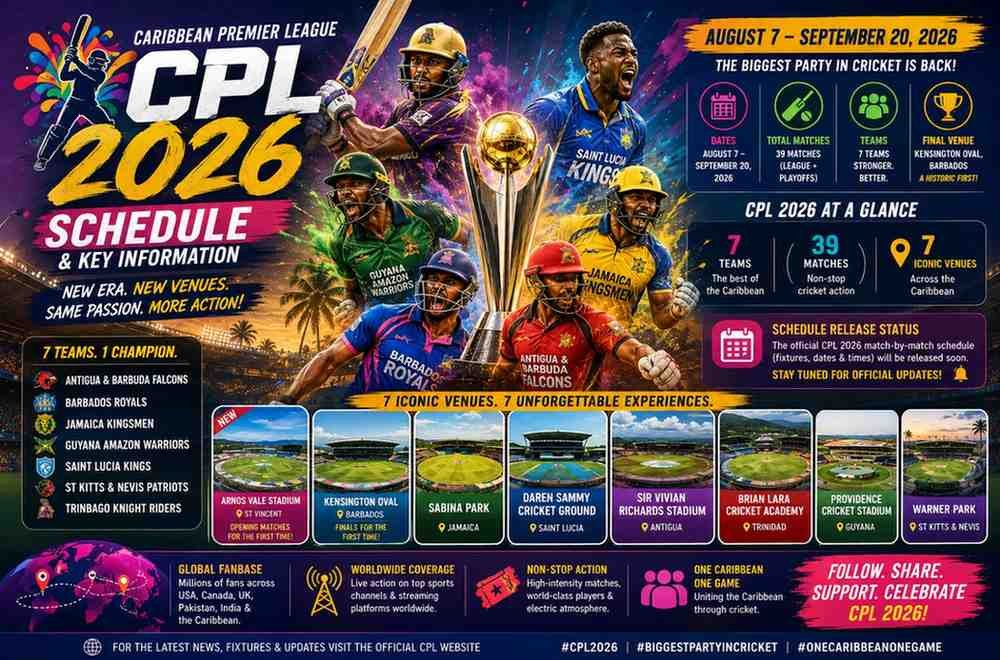 CPL 2026 Schedule